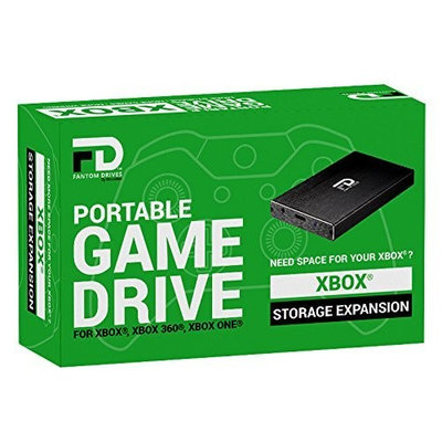 Fantom Drives XBOX PORTABLE GAME DRIVE 1TB ALUMINUM USB3.0 EXTERNAL HARD DRIVE