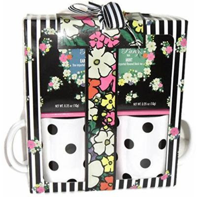 Garden Party Tea For Two Gift Set With Mugs And Gourmet Tea