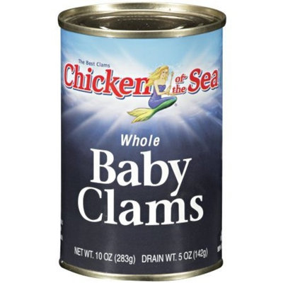 Chicken of the Sea Whole Baby Clams 10 oz, pack of 1