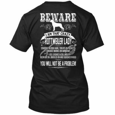 ROTTWEILER LADY Hanes Tagless Tee T-Shirt