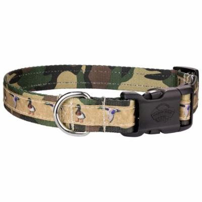 Country Brook Design® Deluxe Duck Camo Ribbon Dog Collar