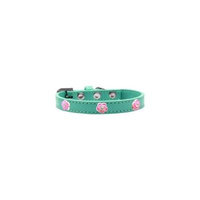 Mirage Pet Products 83-05 12Rd Jewel Flower Leather Red 12