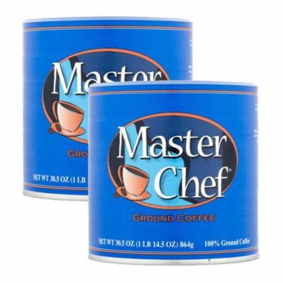 Master Chef Coffee, Medium Roast Ground, 30.5 Ounce, 2 Pack