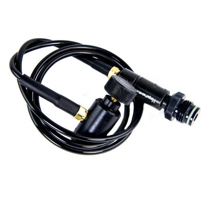 Ninja MICRO Remote Line with Push Button Connect for N2 & HPA Paintball Tanks
