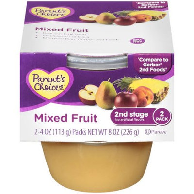 Parent's Choice Mixed Fruit 2nd Stage, 8 oz