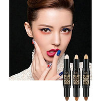 Makeup Natural Cream Face Eye Foundation Concealer Highlight Contour Pen Stick