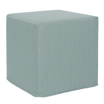 Howard Elliott Sterling No Tip Block Ottoman 17