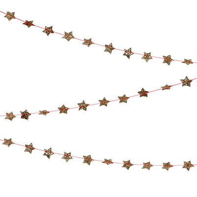 Mini Gold Star Garland