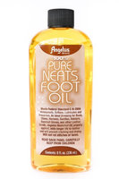 Angelus Pure Neats Foot Neatsfoot Oil Liquid Compound Leather Waterproof 8 oz