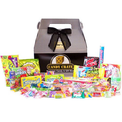Candy Crate Inc. 1990's Classic Retro Candy Gift Box, 2.5 lbs