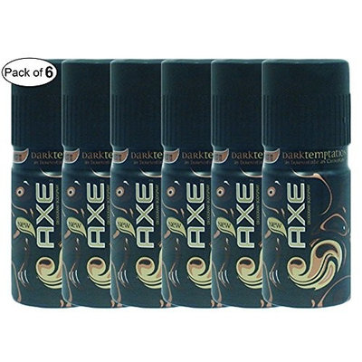 AXE Dark Temptation Deodorant Body Spray (150ml) (Pack of 6)