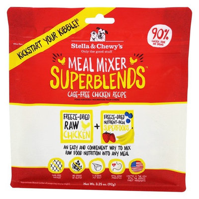 Freeze-Dried Dog Food Meal Mixer SuperBlends Cage-Free Chicken Recipe - 3.25 oz.