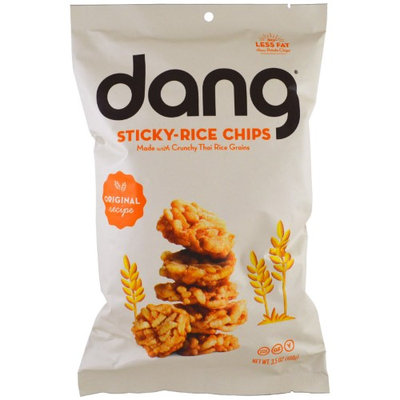 Dang Foods, Llc Dang Foods LLC, Sticky-Rice Chips, Original Recipe, 3.5 oz (pack of 6)