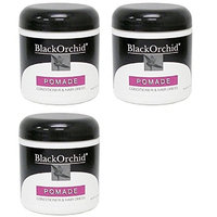 Black Orchid Pomade Conditioner and Hair Dress, 7 Oz (Pack of 3) + FREE Eyebrow Razor, 3 Ct.