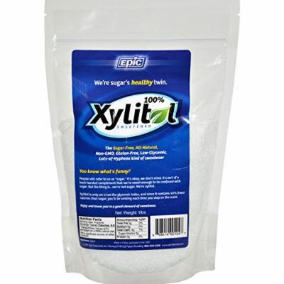 Epic Dental Sweetener - 100% Xylitol Pouch - 1 lb - Gluten Free - Wheat Free - Vegan