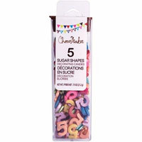 ChocoMaker(R) Shimmer Sugar Number Decorettes .75oz-