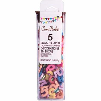 ChocoMaker(R) Shimmer Sugar Number Decorettes .75oz-