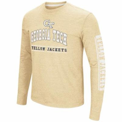 Georgia Tech Yellow Jackets Colosseum Sky Box L/S T-Shirt - Arch Print