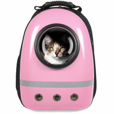 Best Choice Products Traveler Bubble Window Backpack Pet Carrier for Cats and Dogs - Pink