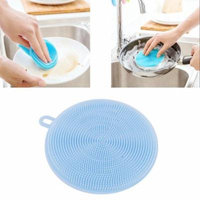 Silicone Dish Washing Sponge Scrubbers Practical Vegetable Washing Kitchen Cleaning Mat Washing Tools