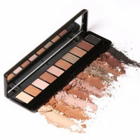 Big Clearance! 10 Colors Eyeshadow Makeup Cosmetic Matte Shimmer Eye Shadow Palette Set With Mirror Eye Shadow Sponge KMIMT