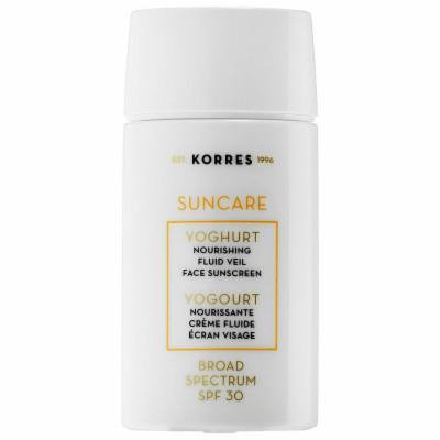 Korres Suncare Yoghurt Nourishing Fluid Veil Face Sunscreen Broad Spectrum Spf 30