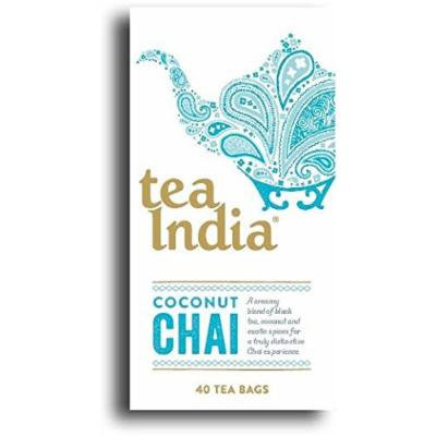 Tea India Coconut Chai 40bag (Pack of 2)