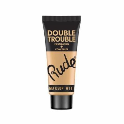 (3 Pack) RUDE Double Trouble Foundation + Concealer - Fair