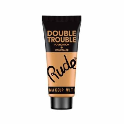 (6 Pack) RUDE Double Trouble Foundation + Concealer - Warm Natural