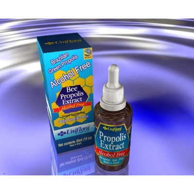 BRAZILIAN GREEN BEE PROPOLIS LIQUID EXTRACT ALCOHOL FREE 60 BRIX - 30 ml (12 BOTTLES)
