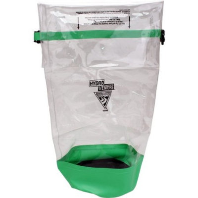 Seattle Sports Glacier Clear Dry Bag, Clear/Lime