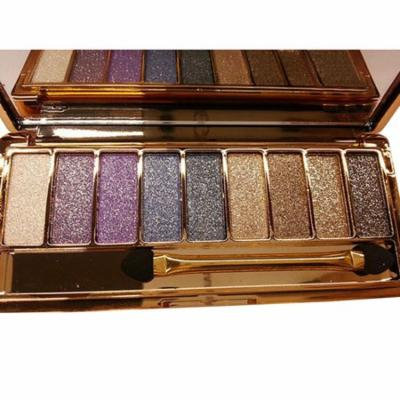 9 colors Waterproof Makeup Eyeshadow Glitter Palette with Brush CEAER