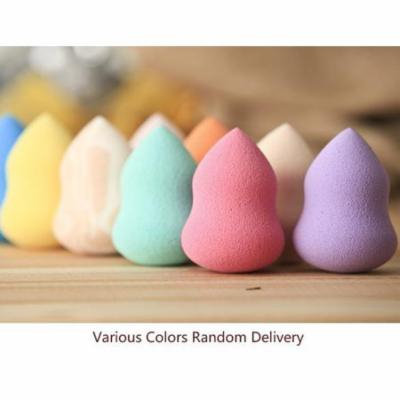 Lovely Cute Waterdrop Beauty Makeup Cosmetic Cotton Soft Sponge Egg Cleaner Face Power Puff Calabash Shape ECBY