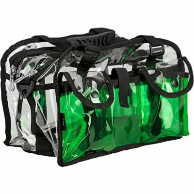 Casemetic Giardino Carry Clear Set Makeup Bag, Green, 2 Pound