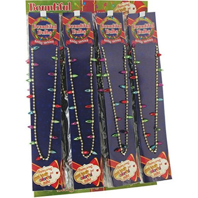DD Christmas Bulb Necklace(pack Of 72)