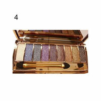 9 colors Waterproof Makeup Eyeshadow Glitter Palette with Brush AMZSE