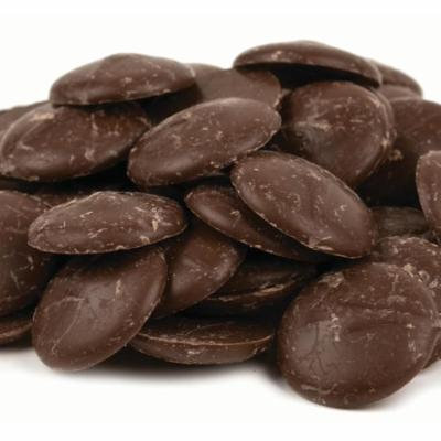 Merckens Dark Chocolate Coating Wafers Bulk Pack 50 lbs.