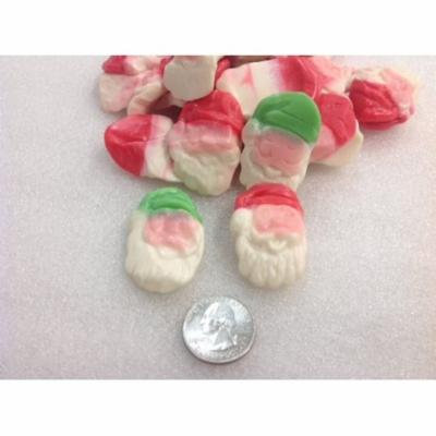 Gummi Santa Claus Face Gummy Santa Christmas Candy 2 pounds