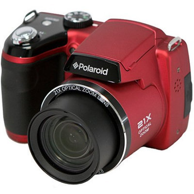 Polaroid IS2132 16MP 21x Zoom Bridge Camera - Red.