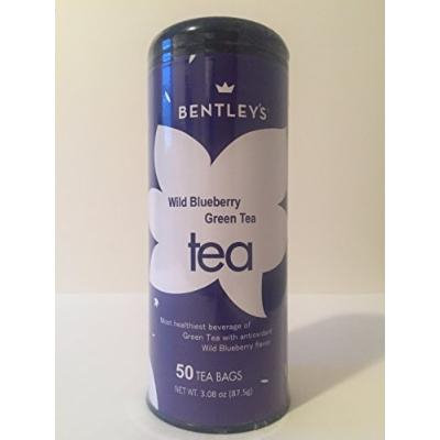 Bentley’s Signature line wild blueberry green tea 50 tea bags (pack of 3)
