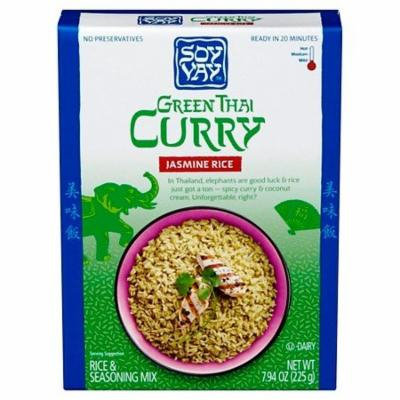 Soy Vay Rice & Seasoning Mix Green Thai Curry (6x7.94 OZ)
