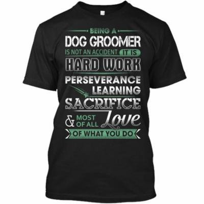 Proud To Be A Dog Groomer Hanes Tagless Tee T-Shirt