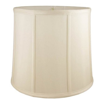 Round Drum Lampshade in Eggshell