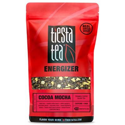 Tiramisu Coffee Black Tea , Cocoa Mocha by Tiesta Tea , High Caffeine , Loose Leaf Black Tea Energizer Blend , 1 Lb Bulk Bag
