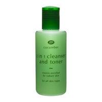 Boots Cucumber 2in1 Cleanser and Toner Vitamin Enriched for Radiant Skin For All Skin Types 150 ml.