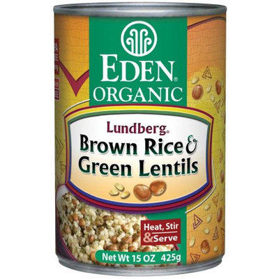Eden Organic Eden Brown Rice & Lentils, Organic, 15 Ounce (Pack of 6)