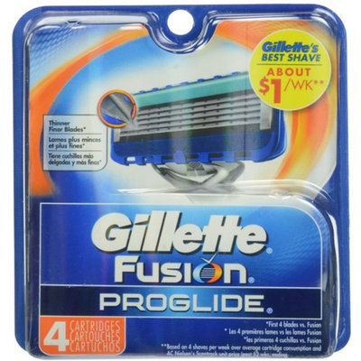 Gillette Fusion Proglide Manual Cartridge 4 ea