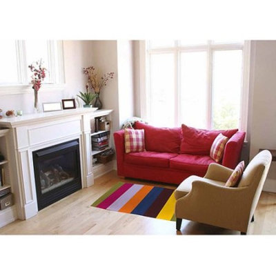 Thumbprintz Hypnotic Stripes 1 Rug, 22.5