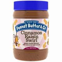 Peanut Butter & Co., Cinnamon Raisin Swirl, Peanut Butter Blended with Cinnamon and Raisins, 16 oz (pack of 1)