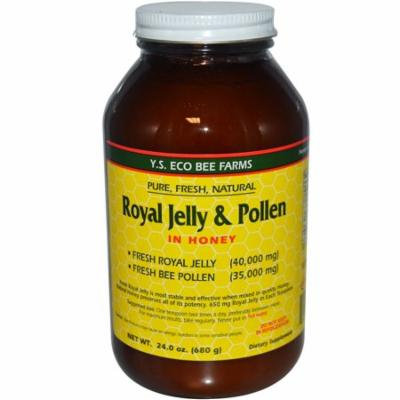 Y.S. Eco Bee Farms, Royal Jelly & Pollen, in Honey, 24 oz(pack of 4)